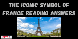 The Iconic Symbol of France Reading Answers